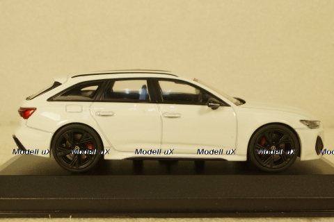 Audi RS6 Avant 2019, white metallic, 410018012, Minichamps 1:43