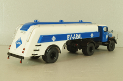 Mercedes-Benz L3500 truck with semi-trailer fuel tanker "Aral" 1937, blue/white, 18302, Premium Classixxs 1:43