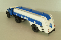 Mercedes-Benz L3500 truck with semi-trailer fuel tanker "Aral" 1937, blue/white, 18302, Premium Classixxs 1:43