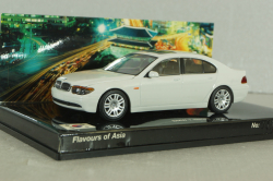 BMW 745i (E65) 2001, white, "Flavours of Asia", 80420393157, Minichamps 1:43