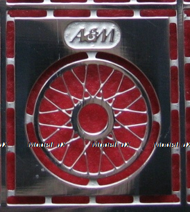 Фототравление Имитация спицованных колес №1 (никелирование), EM-178, 1:43