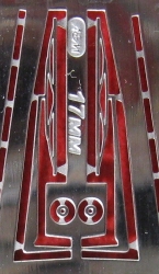 Фототравление Дворники 17мм никель, EM-163