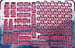 Фототравление Набор шильдиков и эмблем Ferrari, EM-194