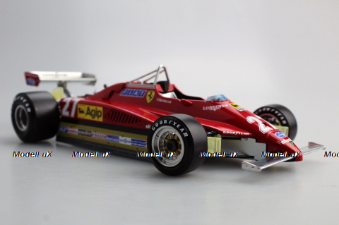 Ferrari 126 C2 1982 Gilles Villeneuve, GP19A, GP Replicas 1:18