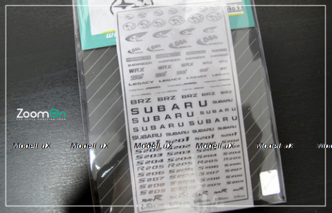 Subaru логотип, металлический, самоклеющийся, ZoomOn 1:24/1:43/1:64