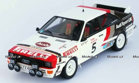 Audi quattro, No.5, Audi Sport UK, Welsh Rally, 1982, B.Waldegaard/P.Short, Trofeu 1:43