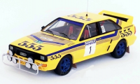 Audi quattro, No.1, 555, Rallye Hong Kong - Peking, S.Blomqvist/B.Berglund 1986, Trofeu 1:43