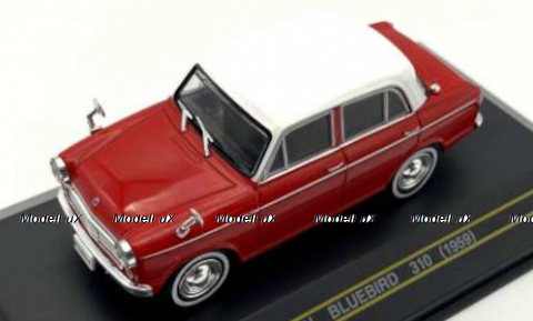 Datsun Bluebird 310 1959 red/white, F43-140, First 43 1:43