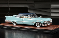 Imperial Crown Convertible Closed top 1959 Normandy Blue, GLM Models 1:43
