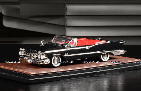 Imperial Crown Convertible Open top 1959 Black, GLM Models 1:43