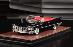 Imperial Crown Convertible Open top 1959 Black, GLM Models 1:43
