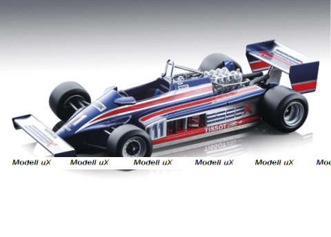 Lotus 87 Cosworth V8 F1 JPS Essex  Monaco GP 1981 #11 Driven by Elio de Angelis, TM18170D, Tecnomodel 1:18