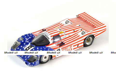 Porsche 956 No.8 3rd 24H Le Mans 1986 G. Follmer J. Morton K. Miller, Y176, Spark 1:64