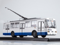 Троллейбус Skoda-14TR, 1980, бело-синий, SSM4043, SSM 1:43