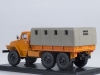 Урал-375Д бортовой с тентом 1964, оранжевый, SSM1104, SSM 1:43