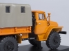 Урал-375Д бортовой с тентом 1964, оранжевый, SSM1104, SSM 1:43