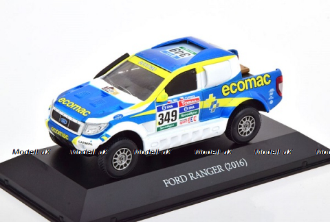 Ford Ranger #349, Rally Dakar Mas/Platrach 2016, Premium Collectibles Rally 1:43