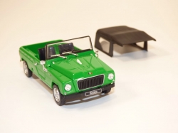Renault Rodeo with removable Softtop 1970-1987 green, Norev 1:43