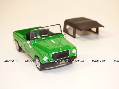 Renault Rodeo with removable Softtop 1970-1987 green, Norev 1:43