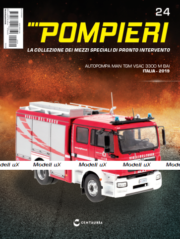 MAN TGM VSAC 3300 M BAI - Italy 2019, Pompieri Italy collection #24 1:43