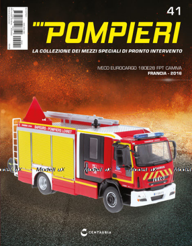 Iveco Eurocargo 180E28 FPT Camiva, Pompieri Italy collection #41 1:43