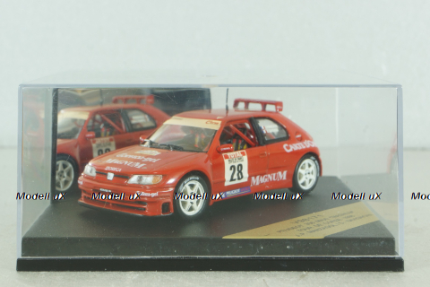 Peugeot 306 Maxi #28 Tour De Corsa 1998, J.P.Manzagol/D.Savignoni, red, V98171, Vitesse 1:43
