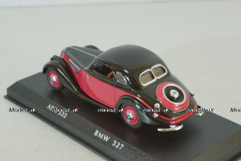 BMW 327 coupe 1941, red/black, ART. 332, Detail Cars 1:43 Уценка!
