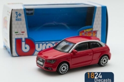 Audi A1 2010 red, Burago 1:43