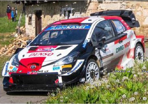 Toyota Yaris WRC #1 Winner Rally Croatia 2021 Sébastien Ogier - Julien Ingrassia, S6588, Spark 1:43