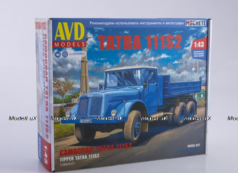 Tatra 111S2 Самосвал, 1586AVD, AVD Models 1:43