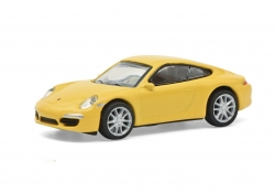 Porsche 911 Carrera S yellow, 452659900, Schuco 1:87