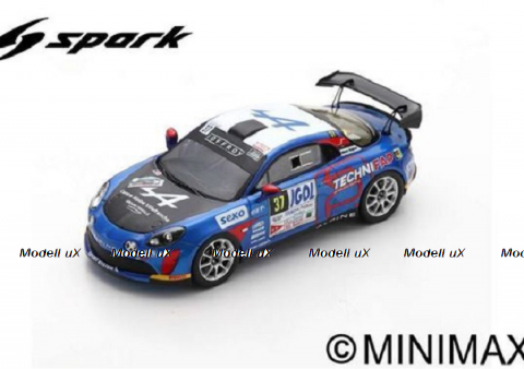 Alpine A110 RGT #37 Rallye Mont-Blanc Morzine 2020 Emanuel Guigou - Alexandre Coria, SF238, Spark 1:43