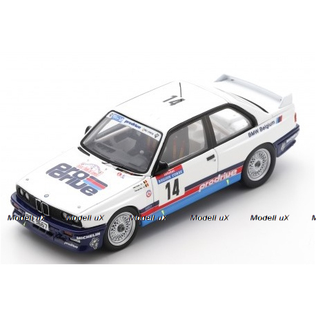 BMW E30 No.14 Tour de Corse Rally de France 1987 - M. Duez - G. Biar, SF149, Spark 1:43