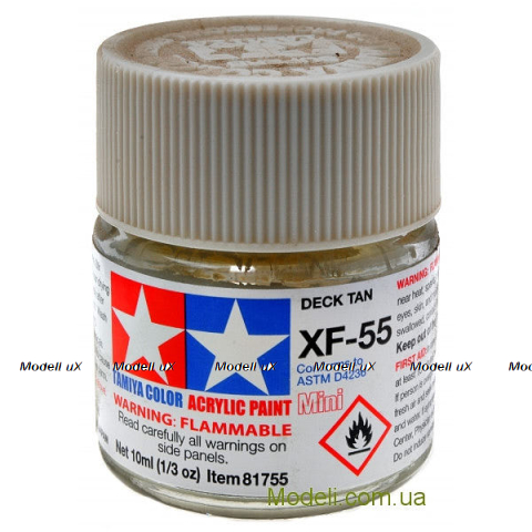 Акриловая краска палубный матовый XF-55 Tamiya