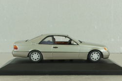 Mercedes-Benz 600 SEC (C140) 1992, silver, 32602, Minichamps 1:43