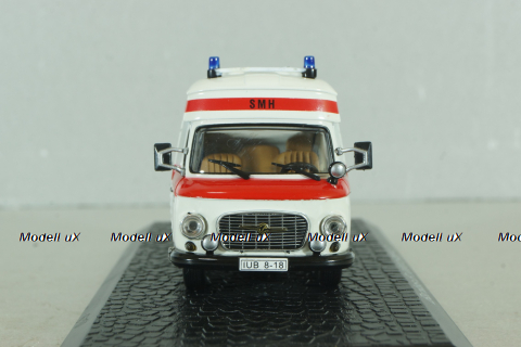 Barkas B1000, Schnelle Medizinische Hilfe, Ambulance, 1965, Atlas 1:43 