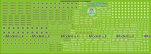 Декаль Volkswagen шильды и эмблемы