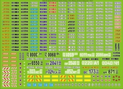 Декаль Номерные знаки СНГ