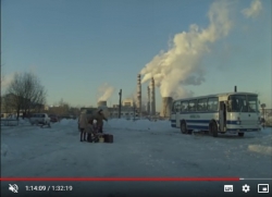 ЛАЗ 695Н бело-голубой, 04016A, Classicbus 1:43 