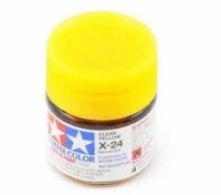 Краска глянцевая акриловая (Clear Yellow), Tamiya X-24 