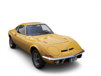 Opel GT 1970 Yellow, 180049032, Minichamps 1:18
