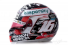 Mini Helmet Charles Leclerc Scuderia Ferrari Formel 1 2021, Bell 1:2
