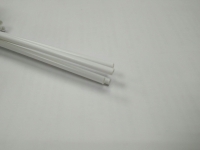 Труба круглая пластиковая 3х250мм цвет белый