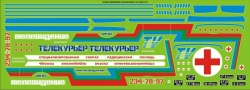 Декаль Зил 118 Юность Вариант №2