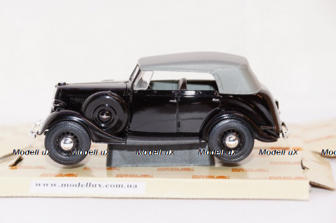 ГАЗ-М1 фаэтон с тентом черный