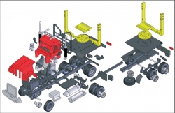 Сборная модель Western Star Blackwood MS 64,0107-64, Monti System 1:48
