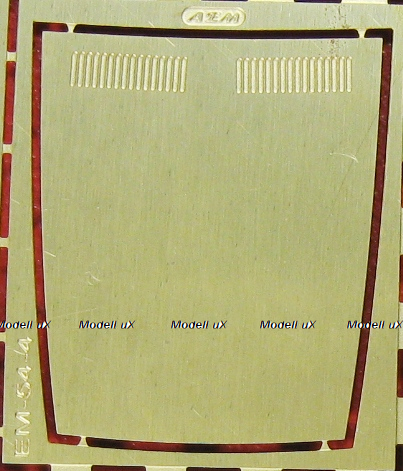 Фототравление Накладка на капот ВАЗ 2107, EM-054-4