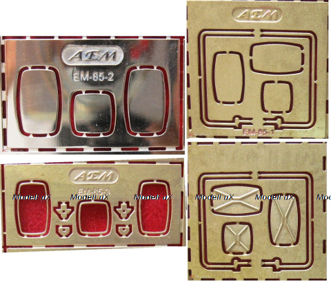 Фототравление Набор зеркал для МАЗ-64226, EM-085