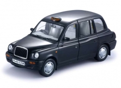 LTI TX1 London Taxi Cab 1998 black, SUN1127, SunStar 1:18