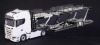 LOHR Car transporter & Scania 730S V8 Set #1019/40 + #971, NZG 1:18